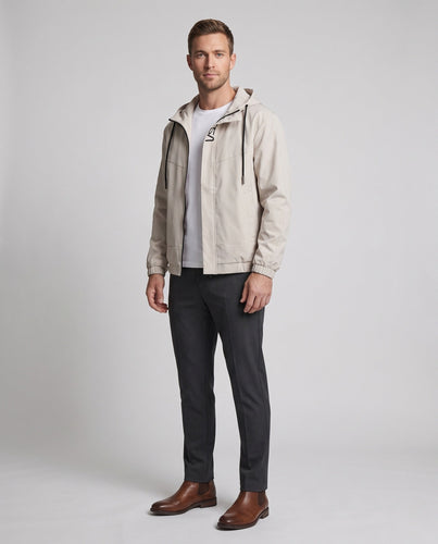 Herren Atmungsaktive Kapuzenjacke Nord Taschen