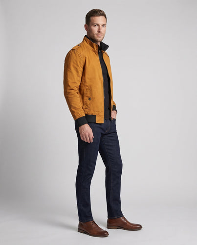 Herren Kurzjacke mit Teddyfutter, Reißverschluss und Schulterklappen Nord Taschen