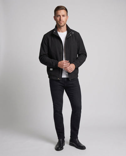 Männer Leichte Winddichte Freizeitjacke mit Stehkragen und Elastischen Bündchen Nord Taschen