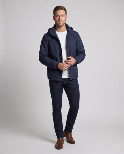 Herren leichte winddichte Jacke mit verstellbarem Sturmkapuze und elastischen Ärmelbündchen Nord Taschen