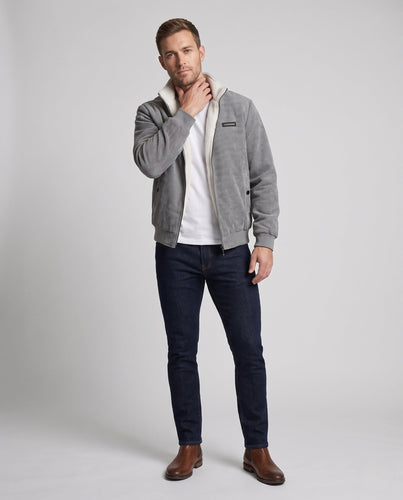 Herren Flauschige Strickjacke Nord Taschen