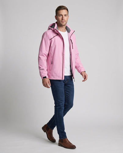 Herren Leichte Wasserdichte Outdoor-Jacke mit Kapuze und Winddichter Membran Nord Taschen