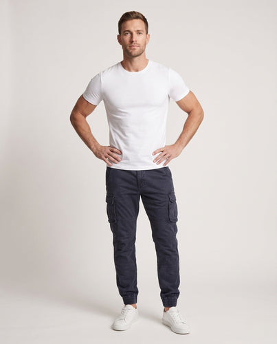 Herren Cargo Jogger Pants mit verstärkten Knien, Mehrfächertaschen und elastischen Bündchen Nord Taschen