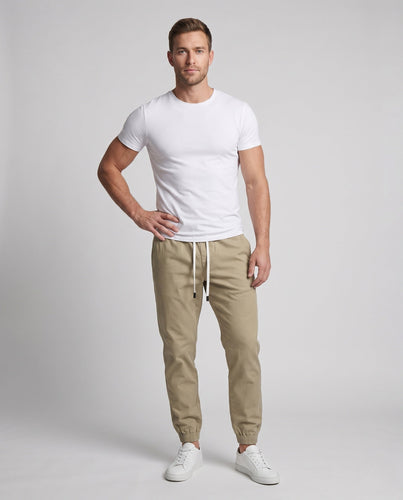Herren Leichte Elastische Jogginghose mit Kordelzug und Knöchelsaum Nord Taschen