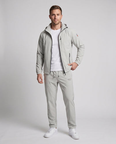 Herren sportliche Übergangsjacke mit verstellbare Kapuze Nord Taschen