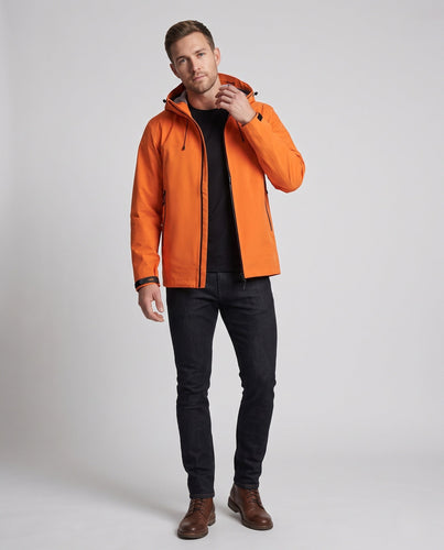 Herren Wasser- und winddichte Outdoorjacke Nord Taschen