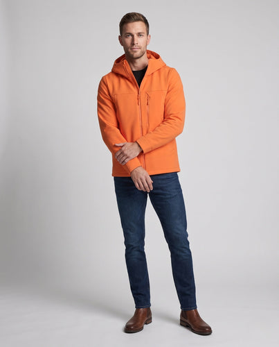 Herren Atmungsaktive Softshell-Jacke mit Ergonomischer Kapuze, Reißverschluss-Brusttasche & Verlängertem Rückenbund Nord Taschen