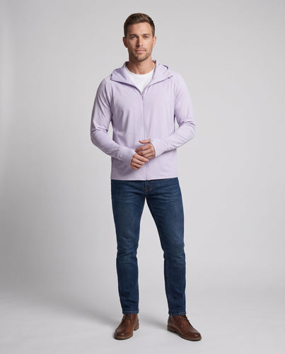 Leichte wasserabweisende Übergangsjacke für Herren mit Raglanärmeln und minimaler Nahtstruktur Nord Taschen
