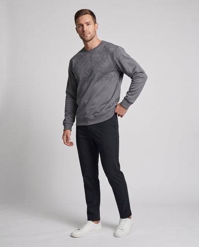 Herren Oversize Sweatshirt mit Thermofleece-Innenfutter und Rundhalsausschnitt Nord Taschen