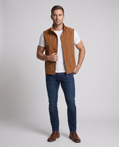 Herren Softshell-Weste mit winddichter Hülle, Meshfutter & sicheren Reißverschlusstaschen Nord Taschen