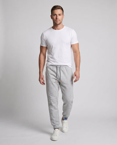 Herren Tapered Jogginghose mit elastischem Bund, Kordelzug und Rippbündchen Nord Taschen