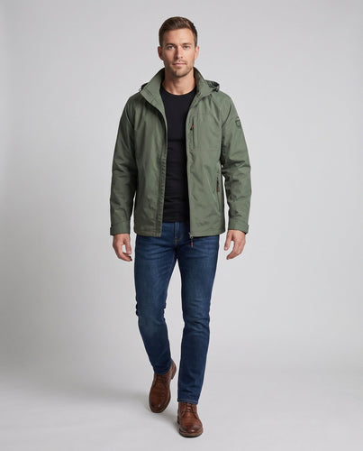 Herren Thermo-Softshelljacke mit Teddyfutter, Kapuze & winddichter Hülle Nord Taschen