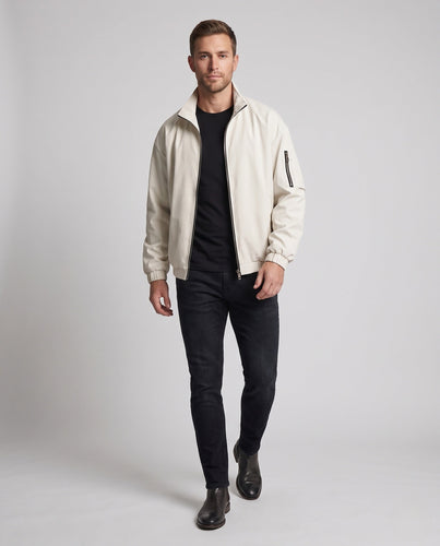Herren Oversize-Utility-Bomberjacke mit Ärmeltasche & Two-Way-Reißverschluss Nord Taschen