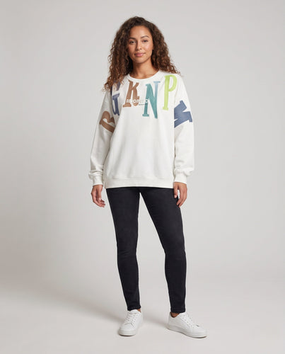 Damen Freizeitpullover mit kreativem Logo-Design Nord Taschen