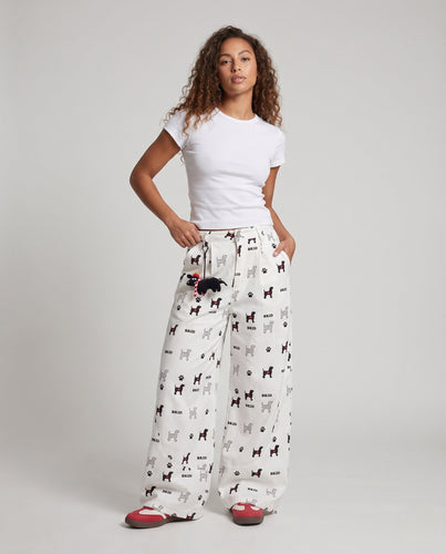 Frauen Lustige und Bequeme Locker Sitzende Hose Nord Taschen
