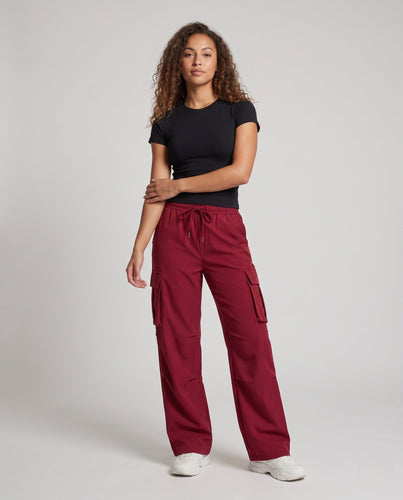 Damen Stylische Cargo-Hose Nord Taschen