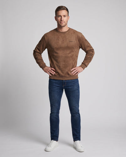 Herren Bequem Sweatshirt mit Modernem Design Nord Taschen