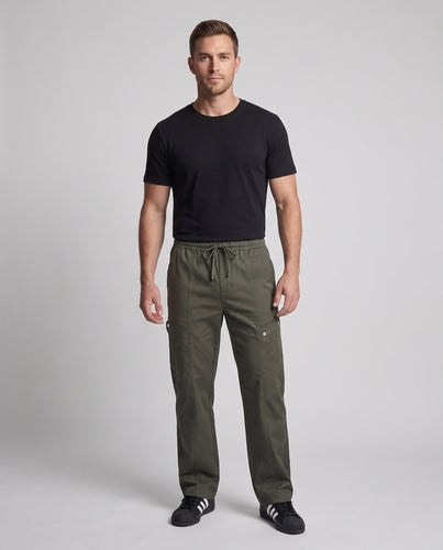Herren Freizeit Cargo Hose Nord Taschen