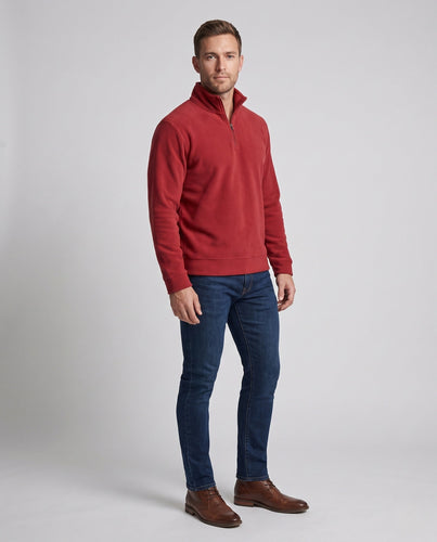 Herren Hochwertiger Fleece Pullover Nord Taschen