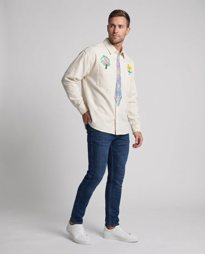 Unisex Kreatives Langarmshirt Nord Taschen