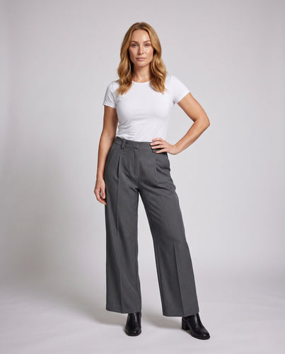 Damen Elegante Weite Beinhosen Nord Taschen