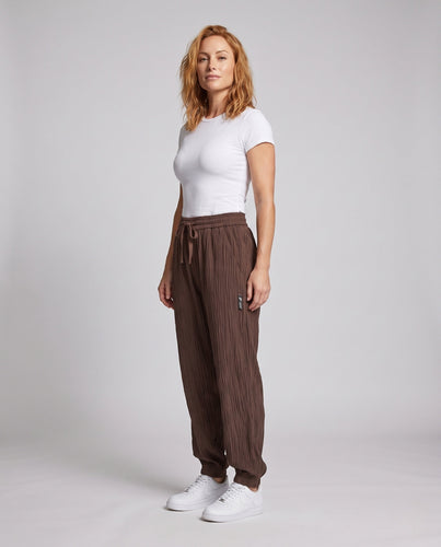 Damen Freizeit Cargo-Hosen mit elastischem Bund Nord Taschen