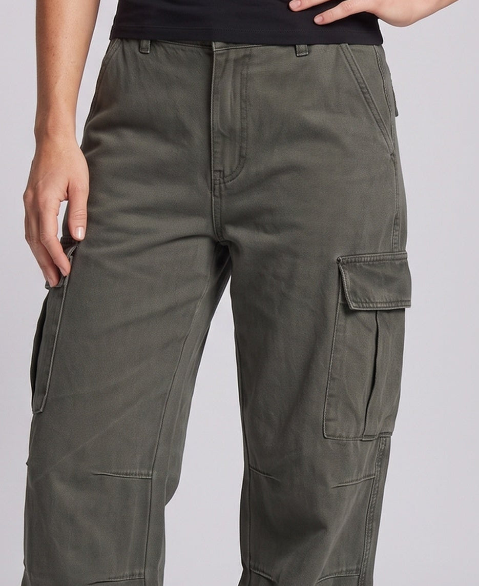 Damen Freizeit Cargo-Hose mit weit geschnittenem Nord Taschen