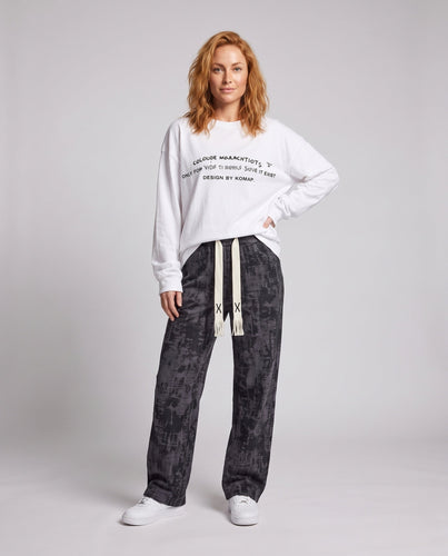 Damen Freizeit Grafik Cargo-Hose Nord Taschen