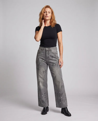 Frauen Freizeit Übergroße Jeans Nord Taschen