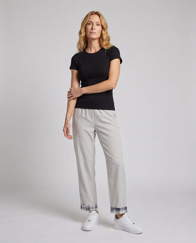Damen Freizeit-Hose mit Muster Nord Taschen