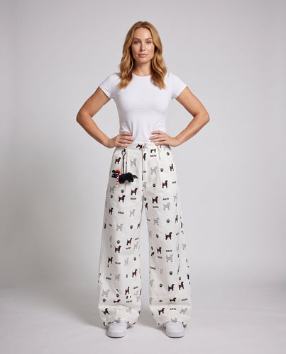 Frauen Lustige und Bequeme Locker Sitze Hose Nord Taschen