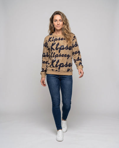 Damen stylisches Sweatshirt Nord Taschen