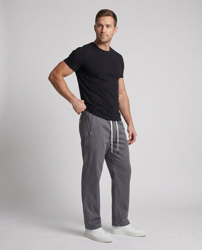 Herren Bequeme Freizeit-Hose mit Elastischem Bund und Praktischen Seitentaschen Nord Taschen