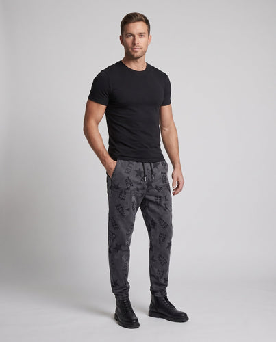 Herren Fashion Cargo-Hose mit elastischem Bund und modernem Schriftzug Nord Taschen