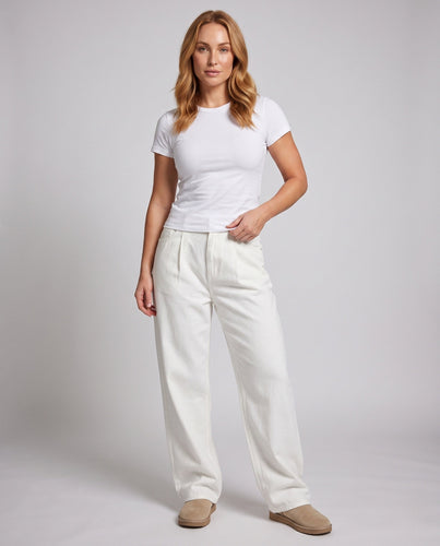 Unisex Weite Baumwollhose Nord Taschen