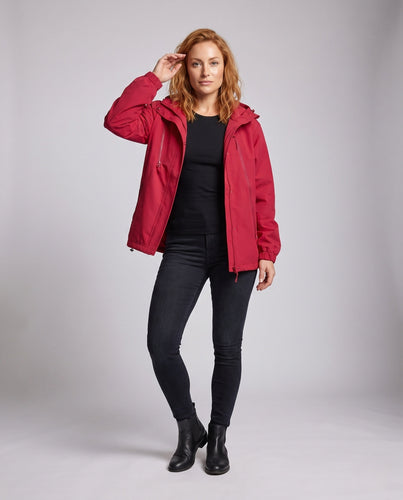 Damen Wetterfeste Übergangsjacke Nord Taschen