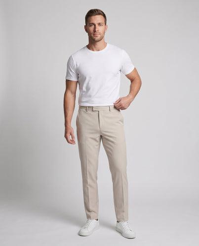Herren Elegante Slim-Fit Anzughose Nord Taschen