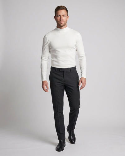 Herren Eleganter Stehkragenpullover Nord Taschen