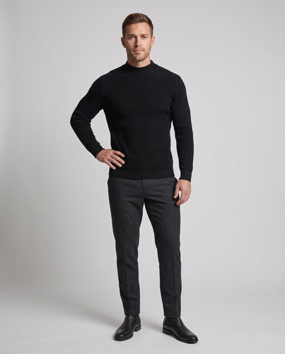 Hochwertiger Herrenpullover mit Stehkragen Nord Taschen