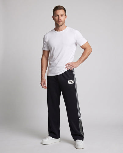 Herren Sportliche Relaxed-Fit Jogginghose Nord Taschen