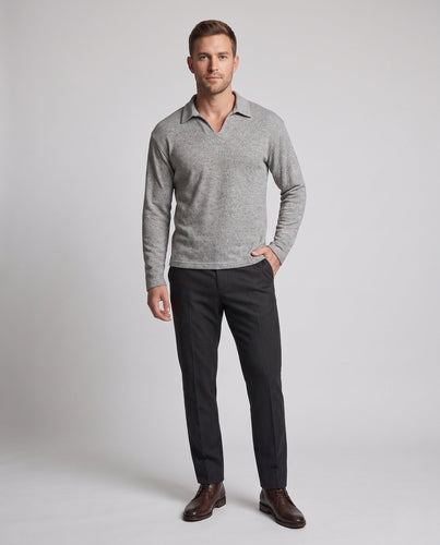Herren Sportlicher Pullover mit V-Ausschnitt Nord Taschen