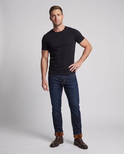 Herren Warme gefütterte Jeans Nord Taschen