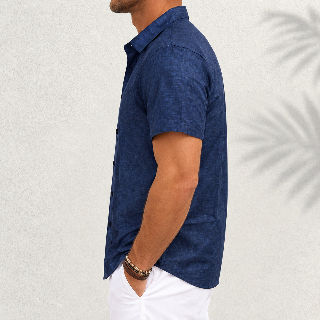 Nord Taschen | Herren Leinenhemd