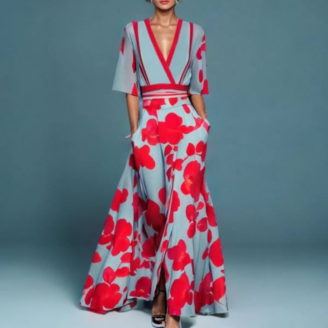 Nord Taschen | Elegantes Blumenkleid