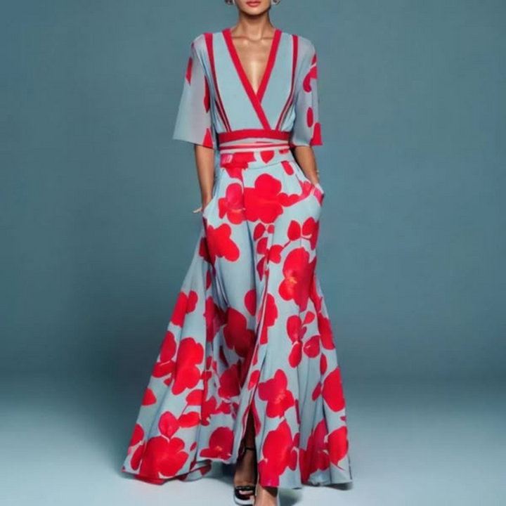 Nord Taschen | Elegantes Blumenkleid