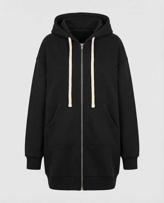 Nord Taschen | Zip-Up Hoodie knielang
