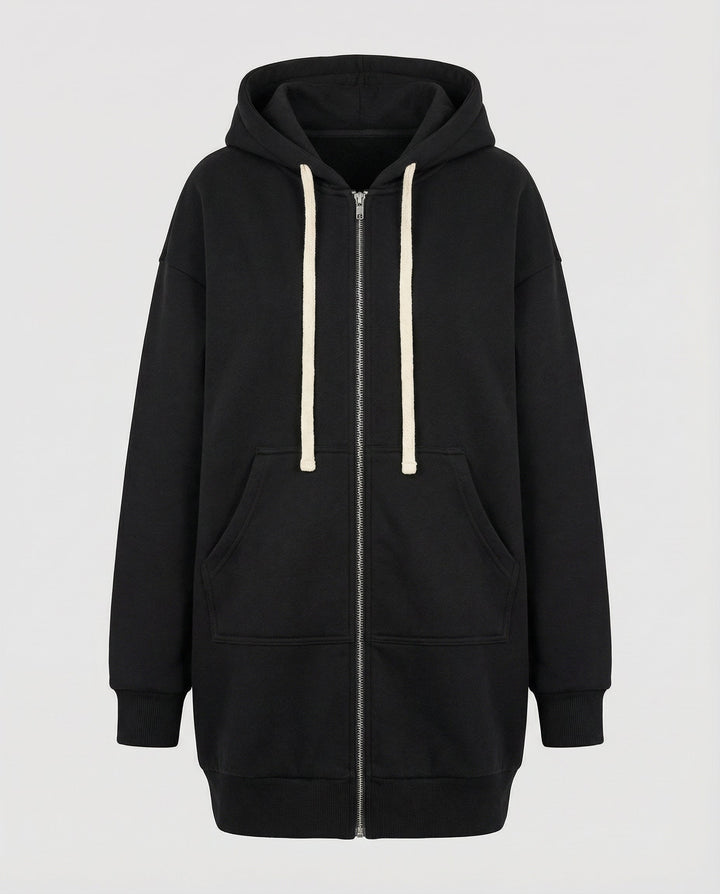 Nord Taschen | Zip-Up Hoodie knielang