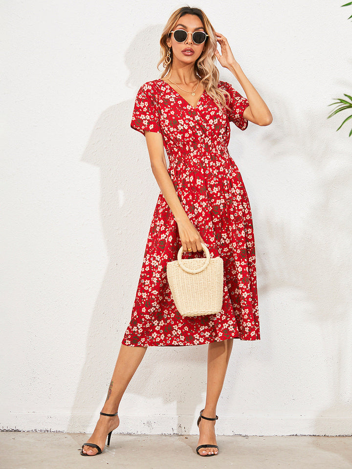 Floral Elegante Sommerkleider Damen
