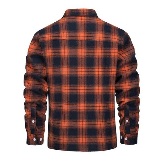 Herren Sherpa gefütterte Karo Hemdjacke