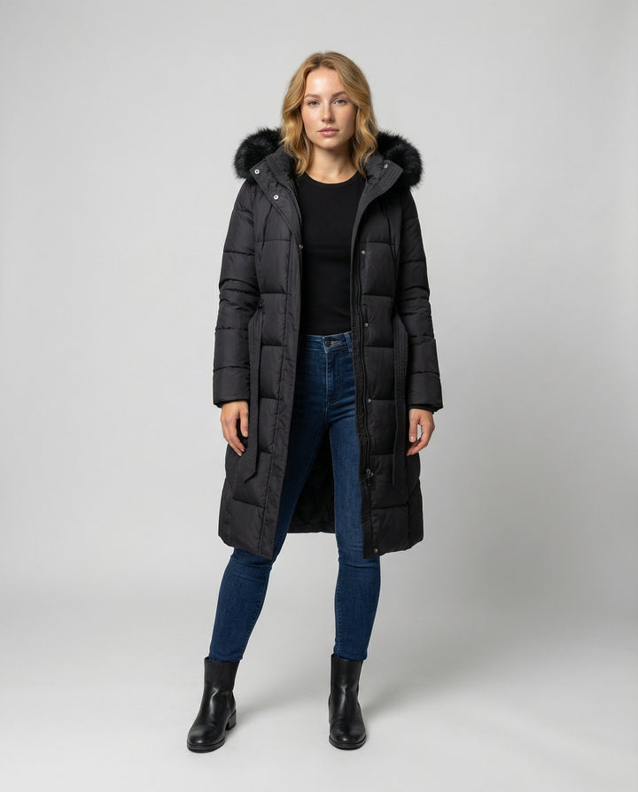 Damen Winterjacke mit Kapuze